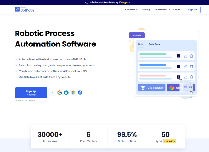 Robotic Process Automation System- BotPath