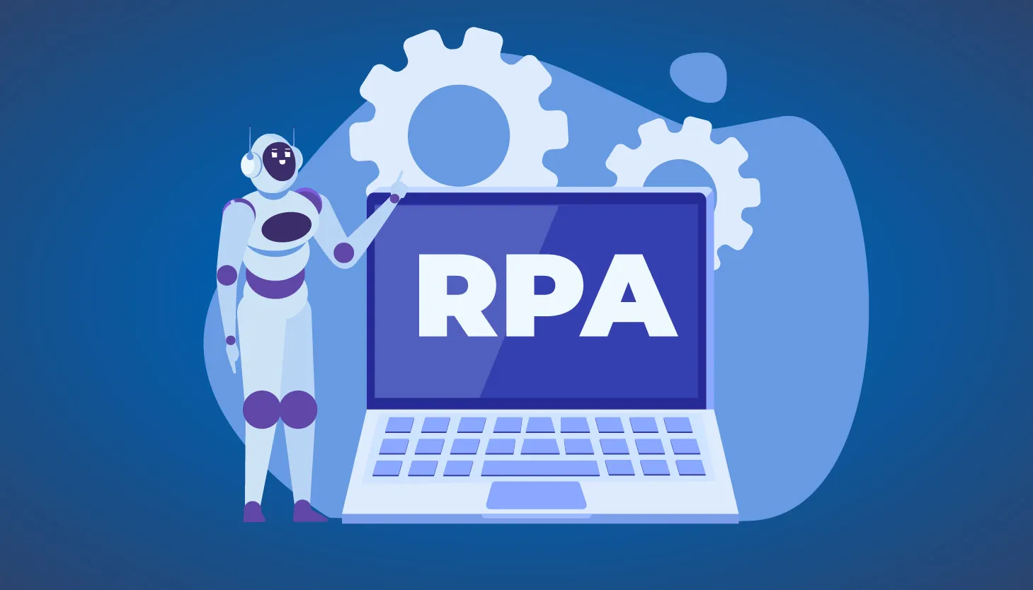 RPA involves the use of robots