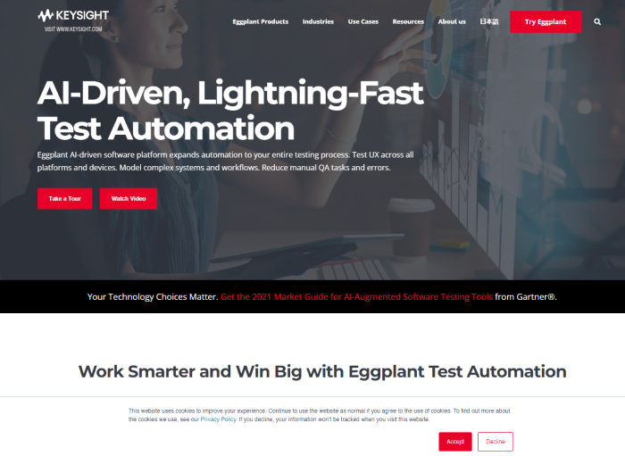 Robotic Process Automation System- Keysight's Eggplant