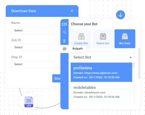 manage bot data