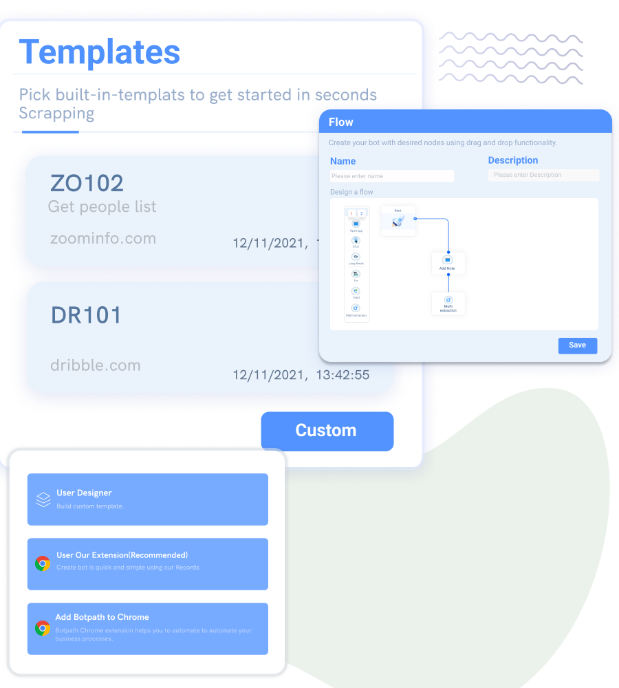 built-in templates